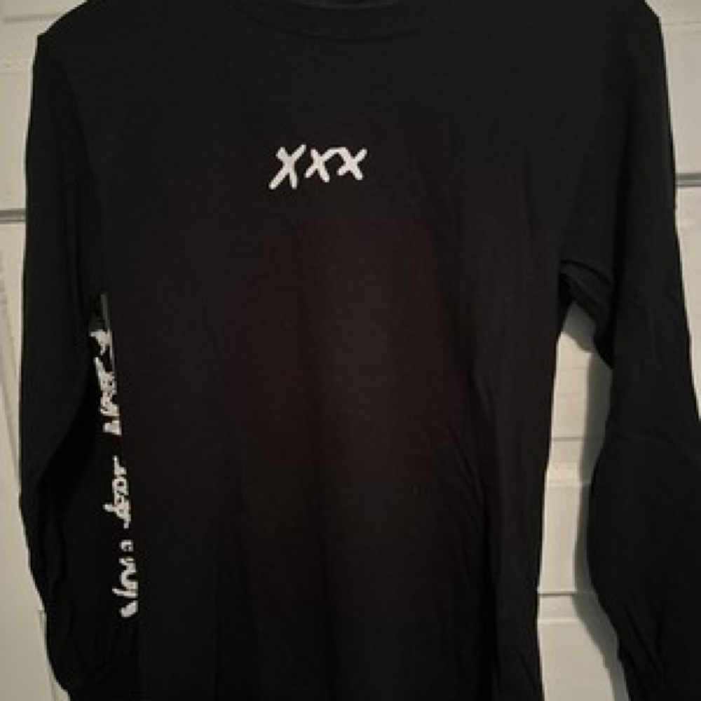 Rare XXXTentacion T-Shirt Mens Long Sleeve T-Shirt Small YOU ARE NOT ALONE